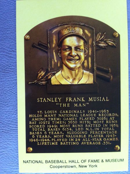 Stanley Frank Musial "The Man"