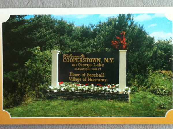 Welcome to... Cooperstown, N.Y.